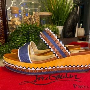 Multicolor Louboutin sandals